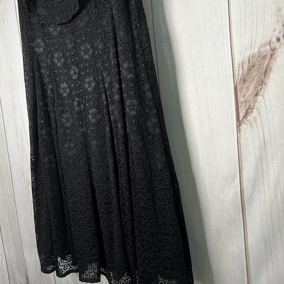 D20 9 West Black Lace Size 14 Dress - Picture 8 of 10